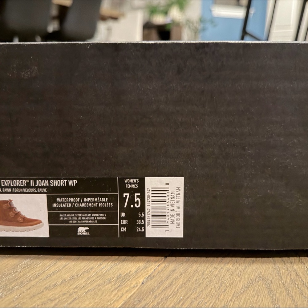 Sorel Women's Explorer II Joan Short WP Ankle Boots - Brown